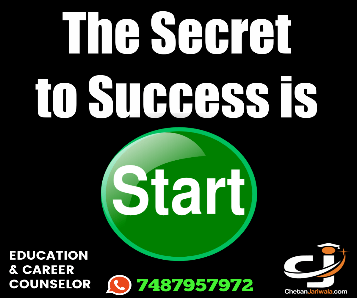 The Secret to Success is "START"